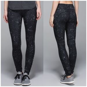 Lululemon Speed Tight III *Full-On LuxtremeStar Crushed Coal Black